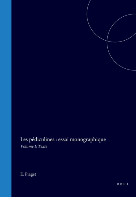 pediculines : essai monographique