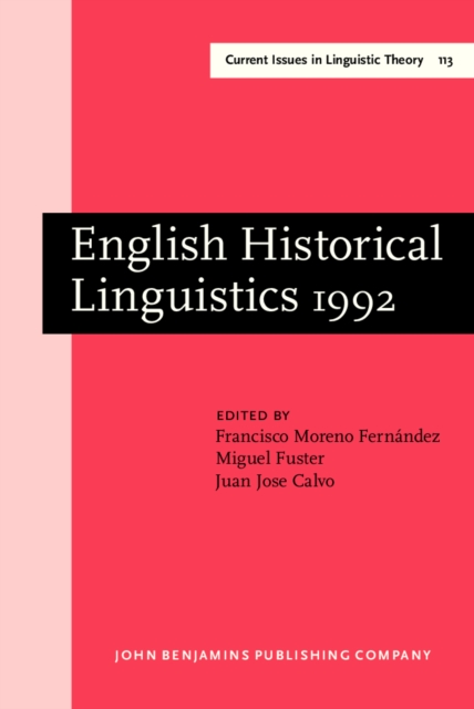 English Historical Linguistics 1992