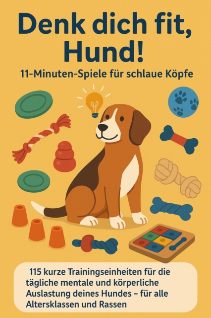 Denk dich fit, Hund! - 11-Minuten-Spiele fur schlaue Kopfe(Ein liebevolles Geschenk fur Familien, Senior:innen & Hundeliebhaber:innen)