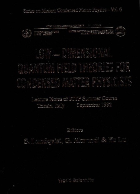 Low-dimensional Quantum Field Theories For Condensed Matter Physicists - Lecture Notes Of Ictp Summer Course