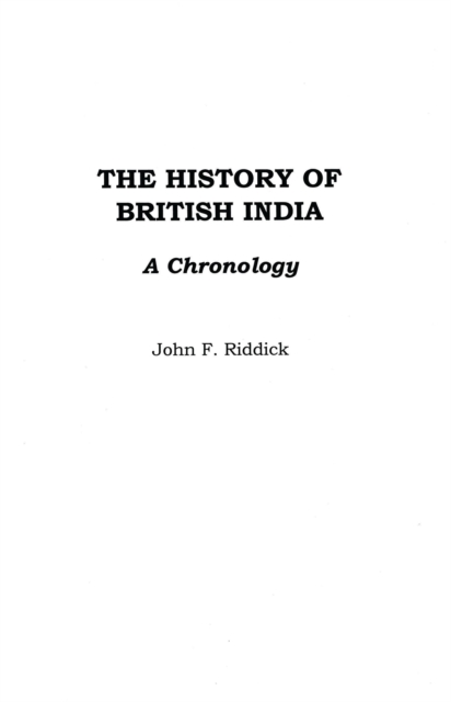 History of British India