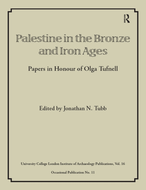 Palestine in the Bronze and Iron Ages