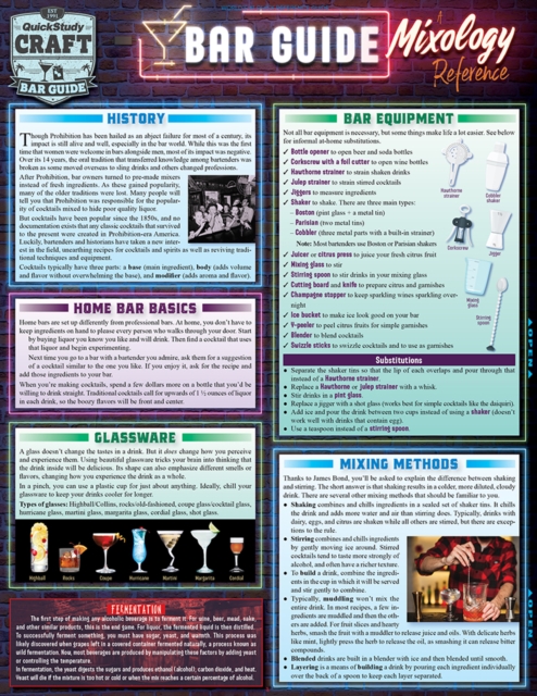 Bar Guide - a Mixology Reference