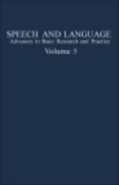 Speech and Language
