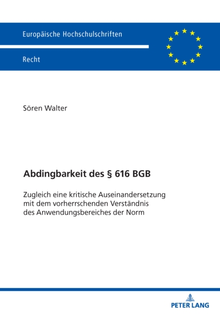Abdingbarkeit des § 616 BGB