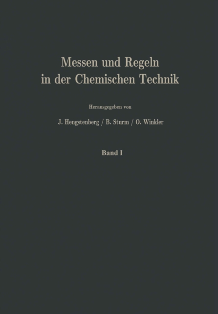 Messen und Regeln in der chemischen Technik