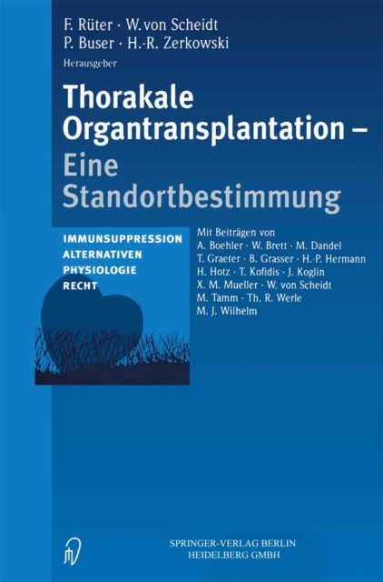 Thorakale Organtransplantation
