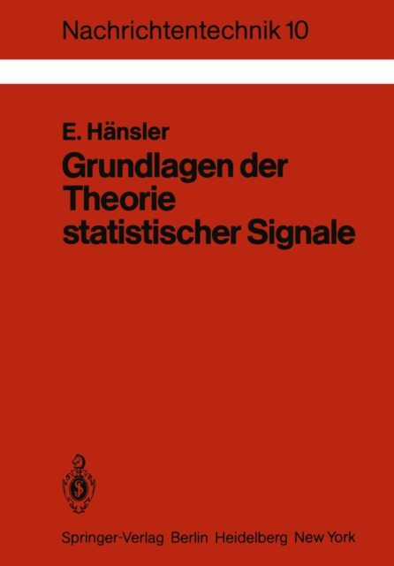 Grundlagen der Theorie statistischer Signale