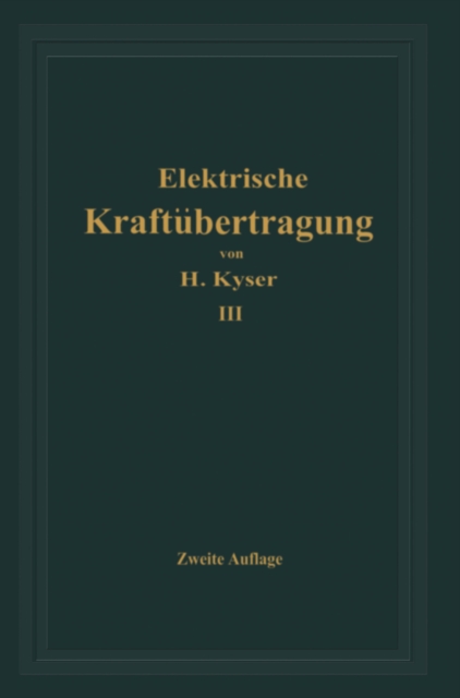 Die elektrische Kraftübertragung