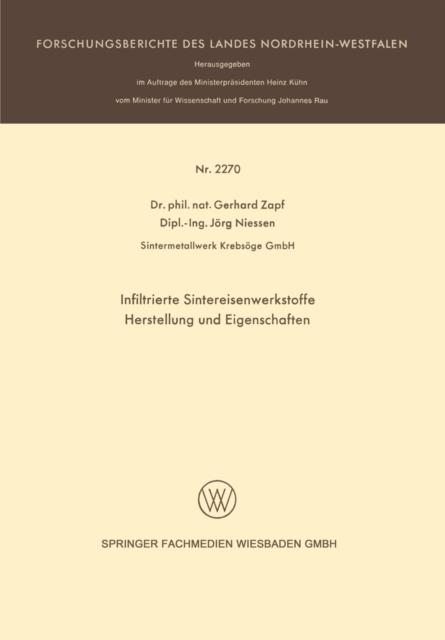 Infiltrierte Sintereisenwerkstoffe