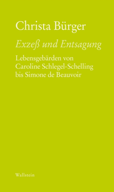 Exzeß und Entsagung