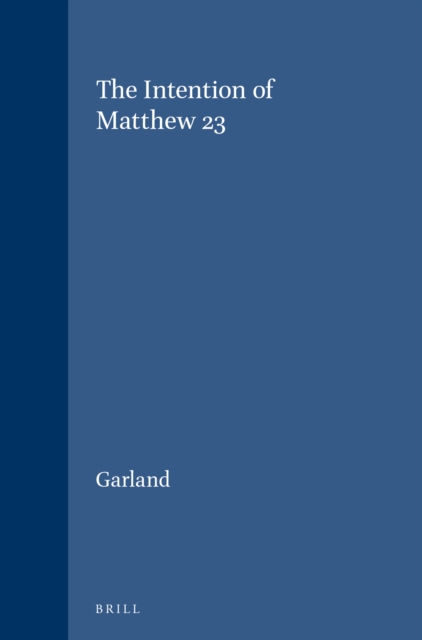 Intention of Matthew 23