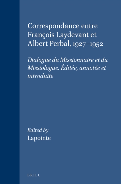 Correspondance entre Francois Laydevant et Albert Perbal, 1927-1952