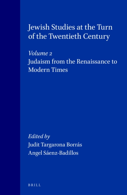 Jewish Studies at the Turn of the Twentieth Century