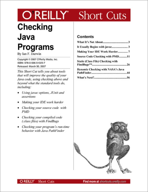 Checking Java Programs