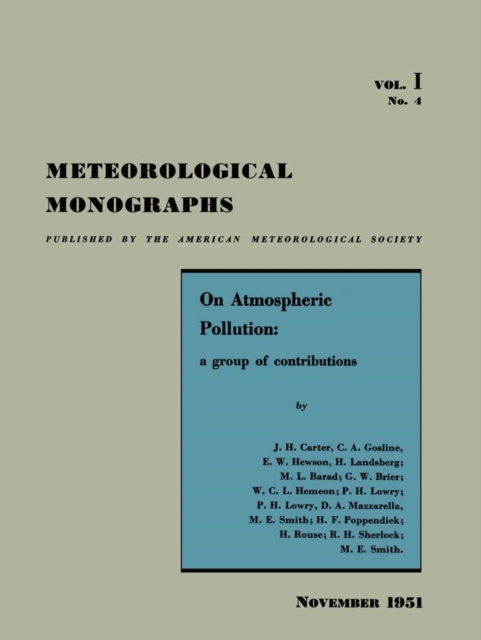 On Atmospheric Pollution