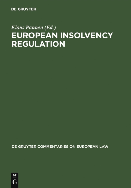 European Insolvency Regulation