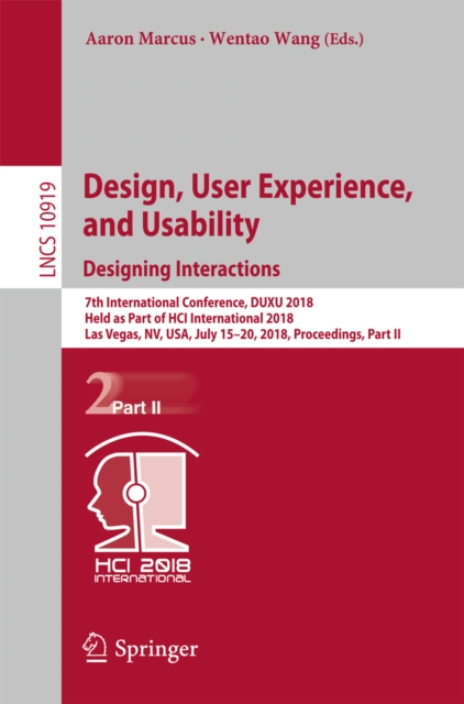 Design, User Experience, and Usability: Designing Interactions