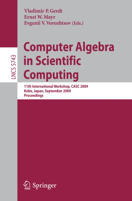 Computer Algebra in Scientific Computing