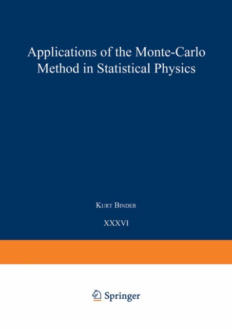 Applications of the Monte Carlo Method in Statistical Physics