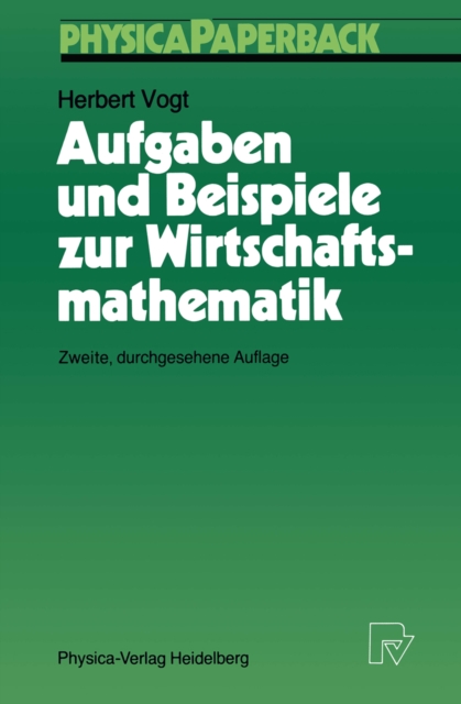 Aufgaben und Beispiele zur Wirtschaftsmathematik