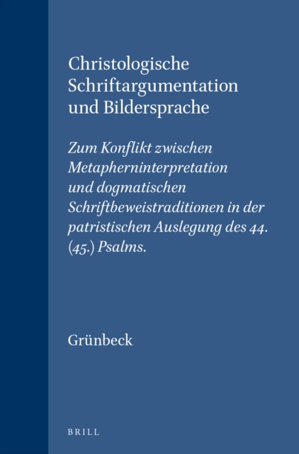 Christologische Schriftargumentation und Bildersprache