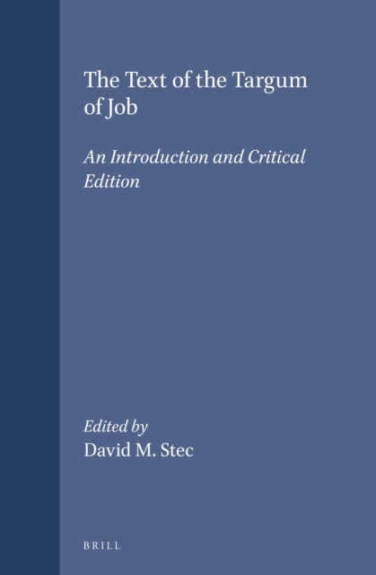 Text of the Targum of Job