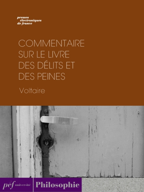Commentaire sur le livre Des délits et des peines
