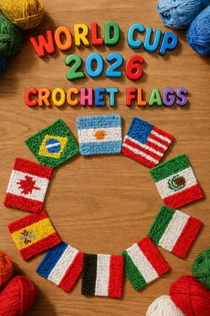 World Cup 2026 Crochet Flags