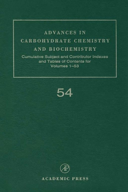 Advances in Carbohydrate Chemistry and Biochemistry