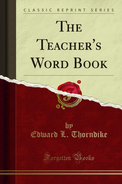 Teacher's Word Book