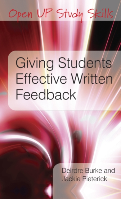 Giving Students Effective Written Feedback