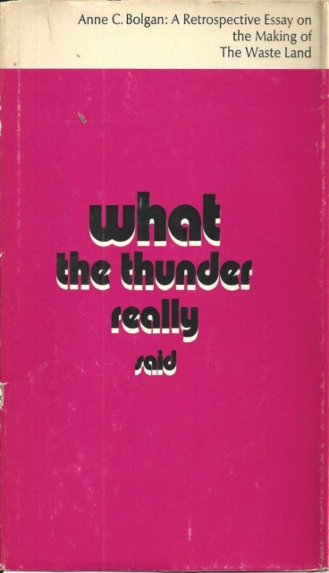 What The Thunder Really Said