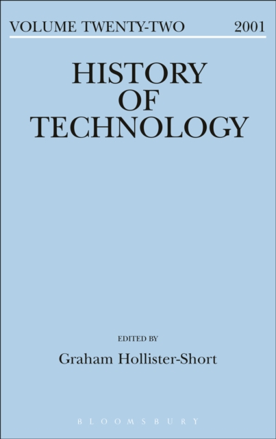 History of Technology Volume 22