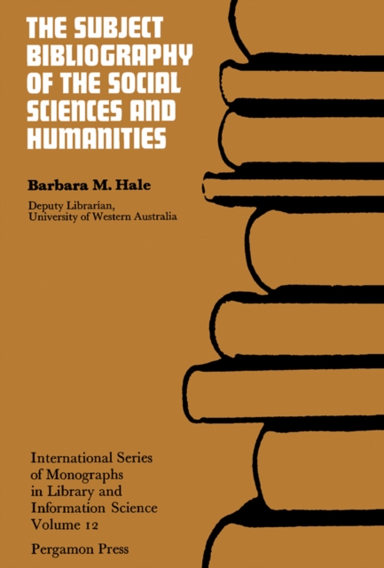 Subject Bibliography of the Social Sciences and Humanities
