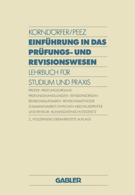 Einführung in das Prüfungs- und Revisionswesen