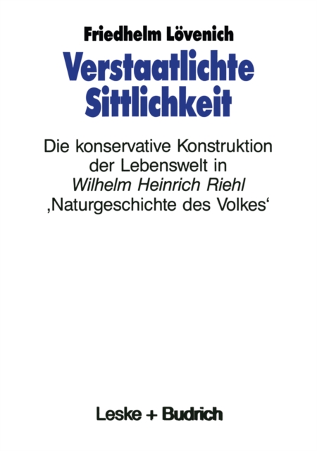 Verstaatlichte Sittlichkeit