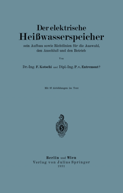 Der elektrische Heißwasserspeicher