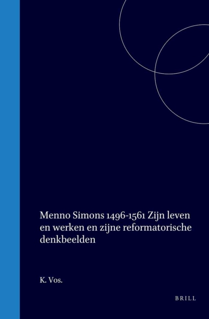 Menno Simons 1496-1561