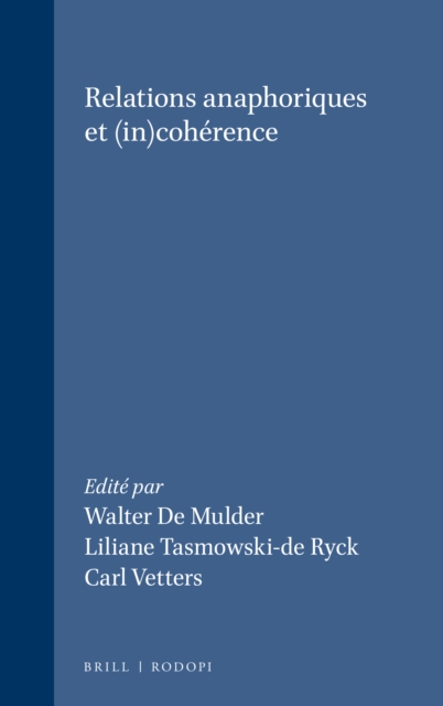 Relations anaphoriques et (in)coherence