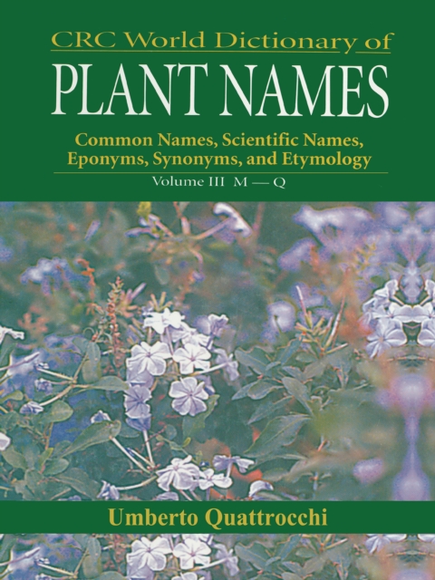 CRC World Dictionary of Plant Nmaes