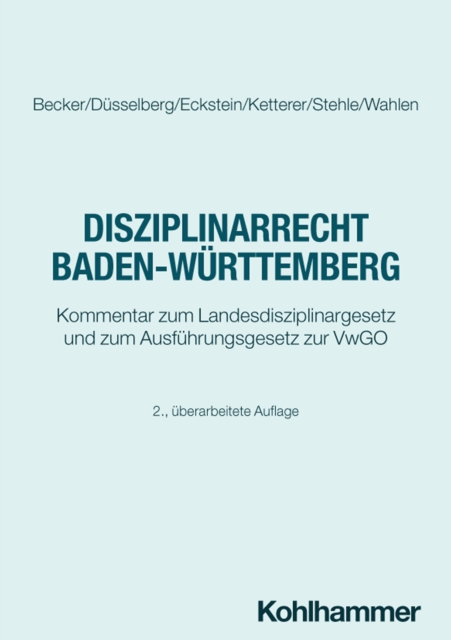 Disziplinarrecht Baden-Wurttemberg