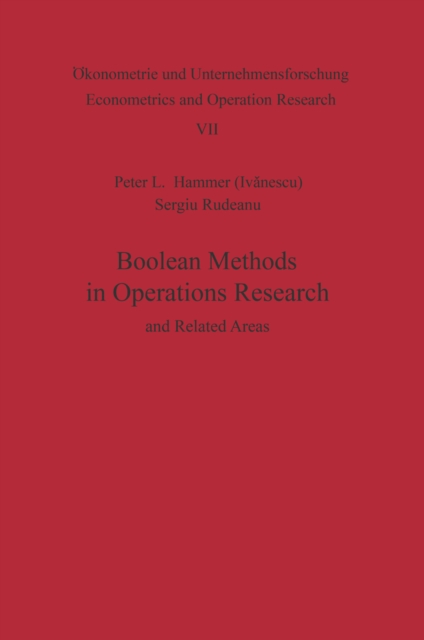 Boolean Methods in Operations Research and Related Areas