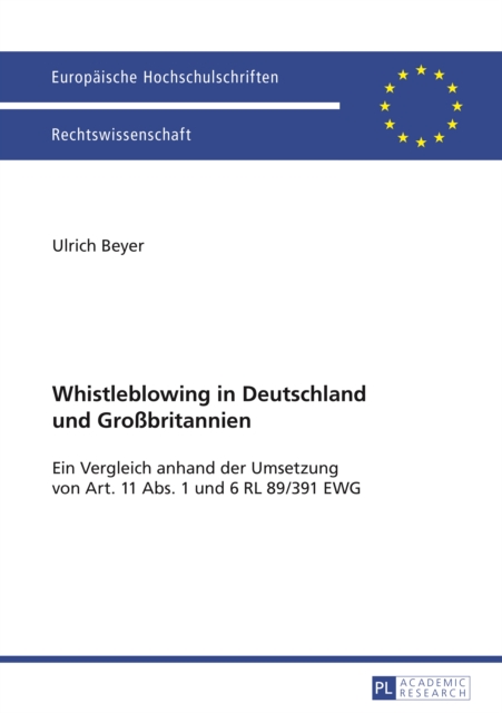 Whistleblowing in Deutschland und Großbritannien