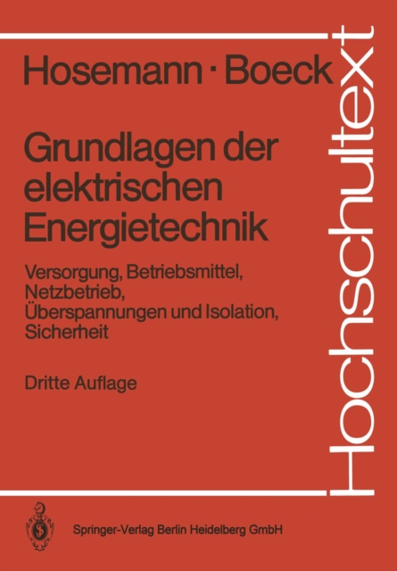 Grundlagen der elektrischen Energietechnik