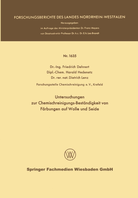 Untersuchungen zur Chemischreinigungs-Beständigkeit von Färbungen auf Wolle und Seide