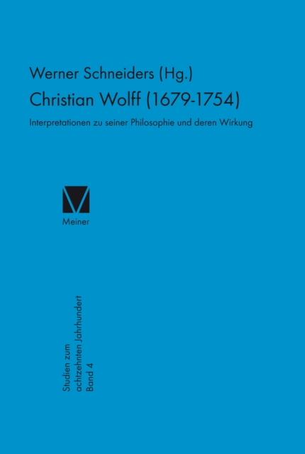 Christian Wolff 1679–1754