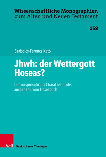 Jhwh: der Wettergott Hoseas?