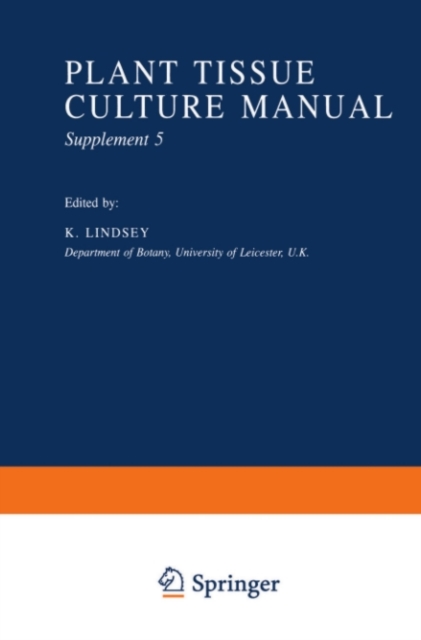 Plant Tissue Culture Manual - Supplement 5