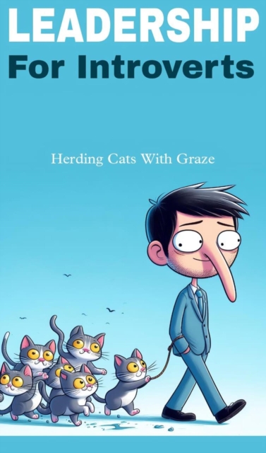 Leadership for introverts: heading cat with grase